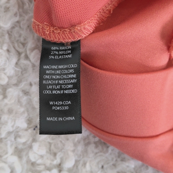 Betabrand 7 pocket Dress Pant Yoga Pants, NWOT never worn, Coral XL-Short Petite - Picture 10 of 11